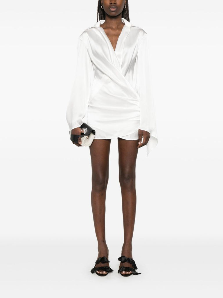 White Wrap Dress
