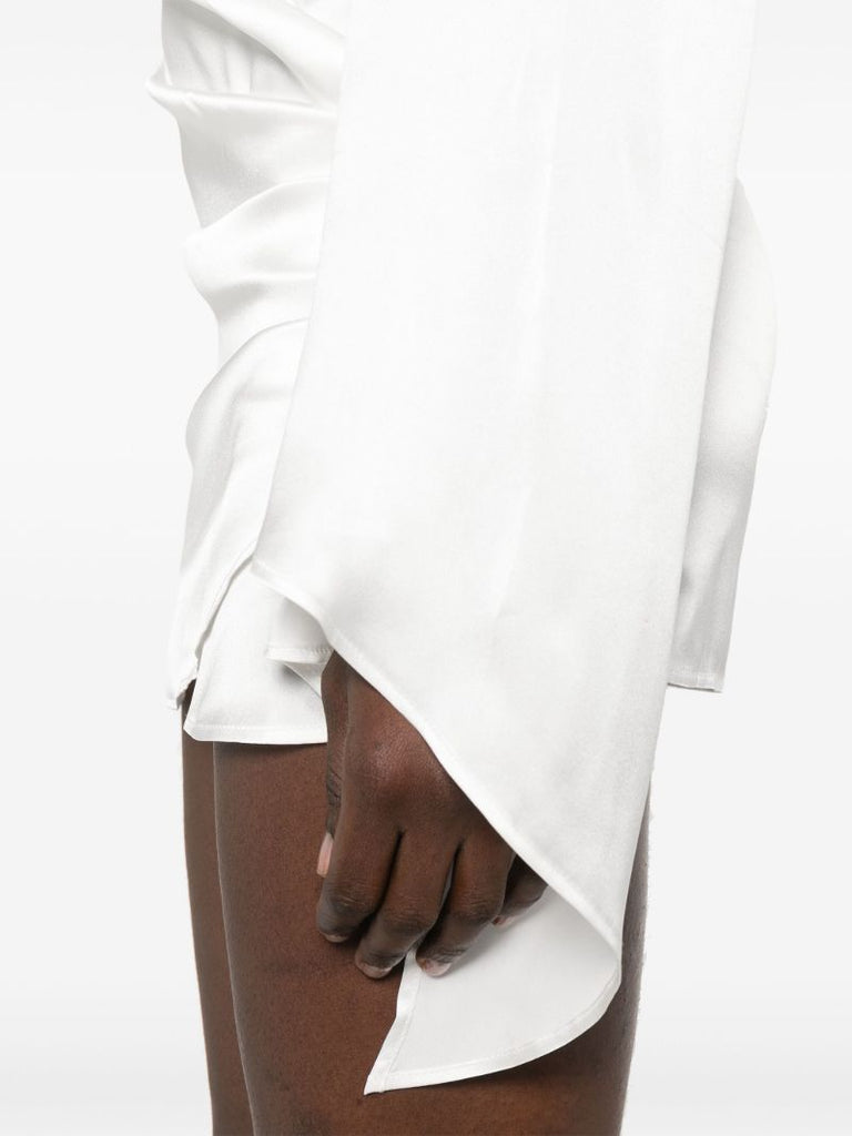White Wrap Dress