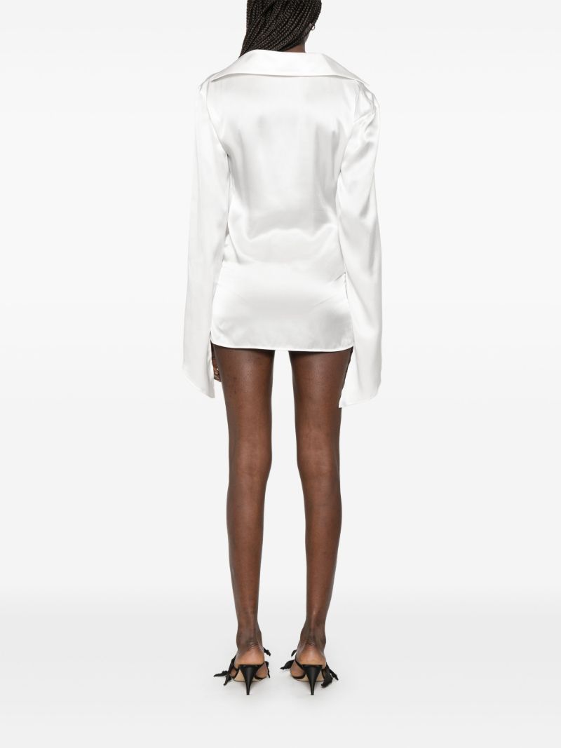 White Wrap Dress