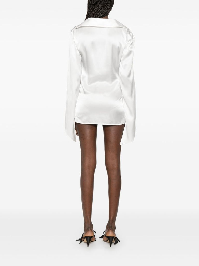 White Wrap Dress