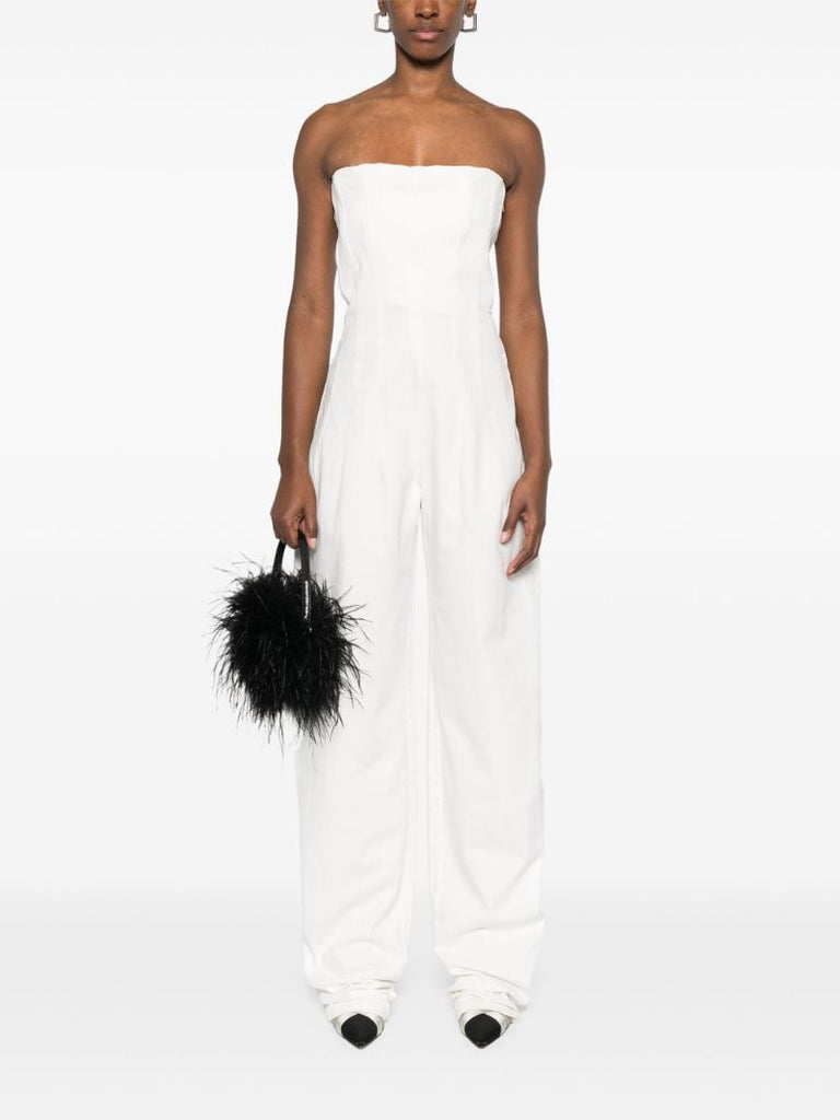 Strapless Denim Jumpsuit