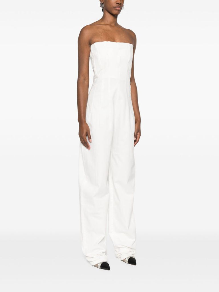 Strapless Denim Jumpsuit