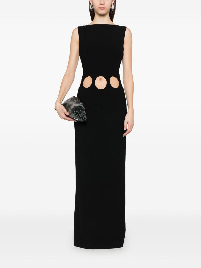 Black Cut-out Gown
