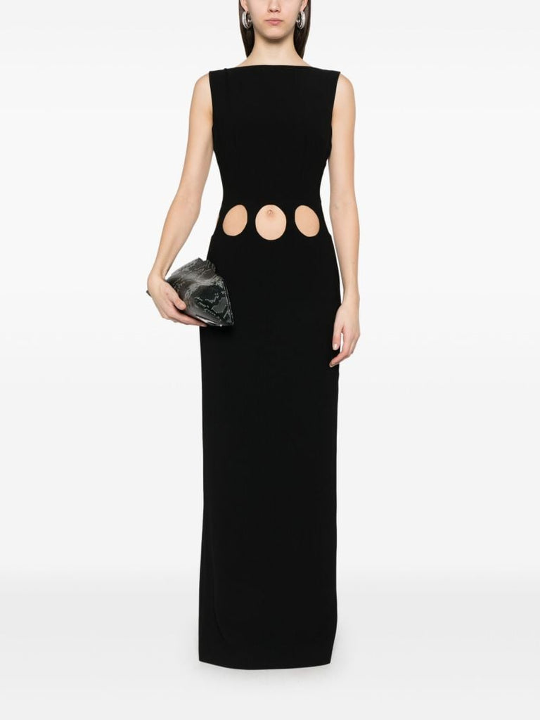 Black Cut-out Gown