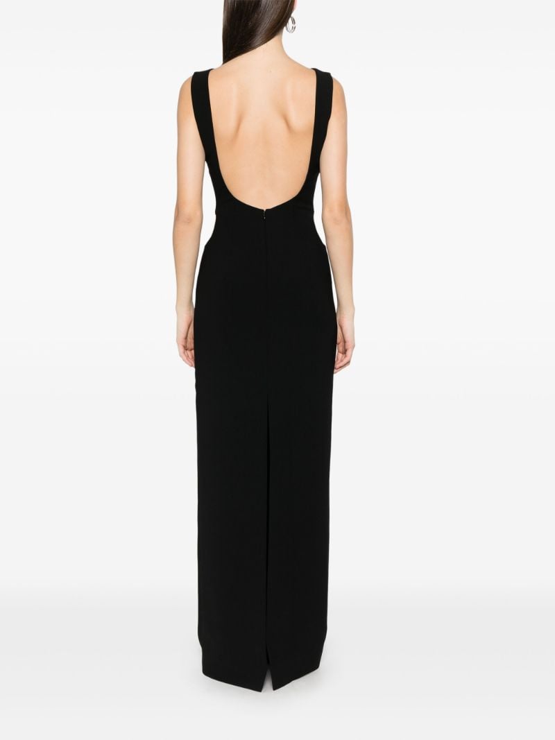 Black Cut-out Gown