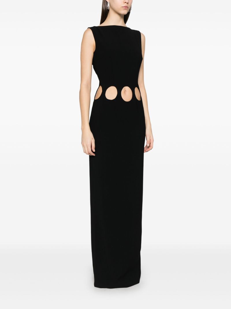 Black Cut-out Gown