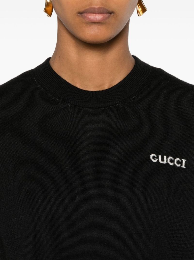 Logo-intarsia T-shirt
