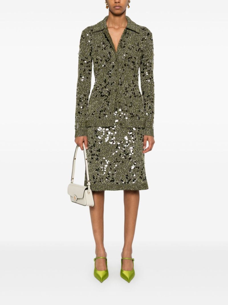 Tweed Midi Skirt