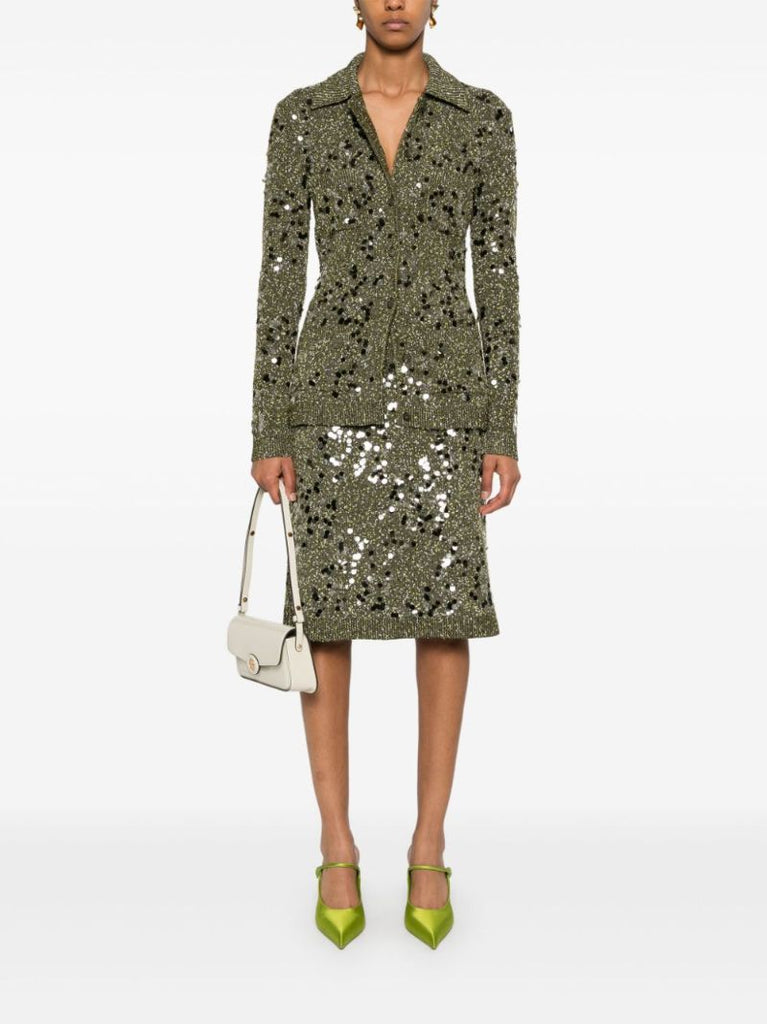 Tweed Midi Skirt