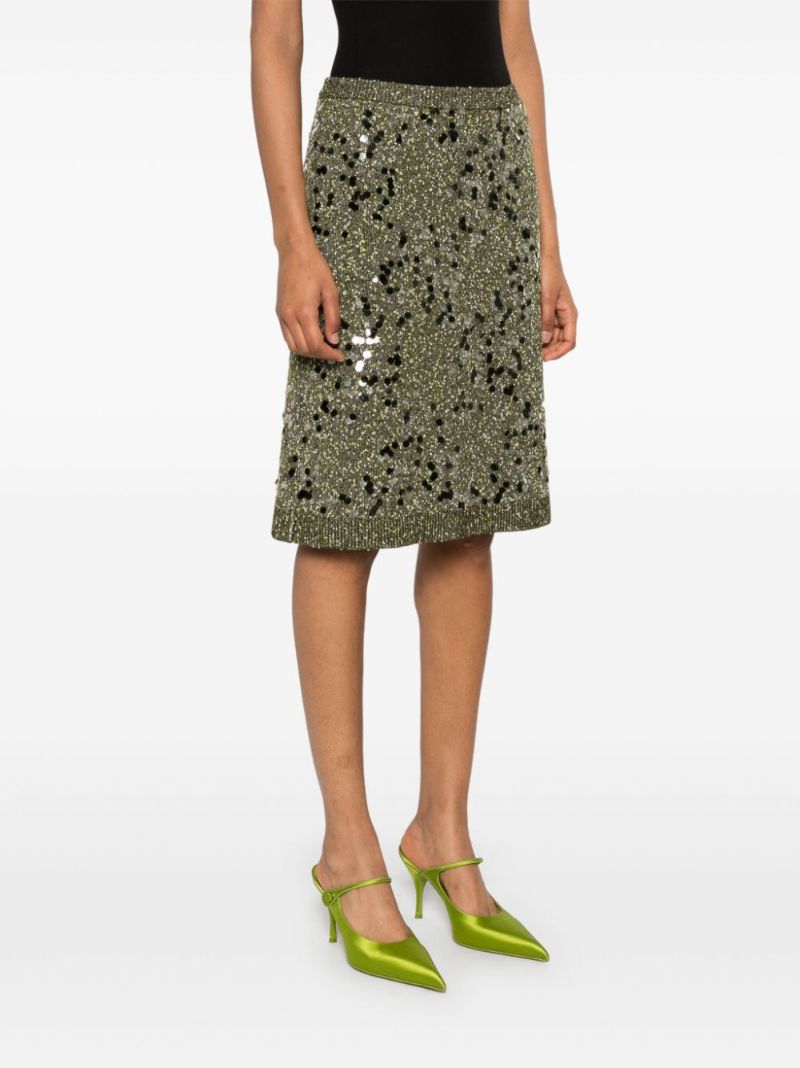 Tweed Midi Skirt