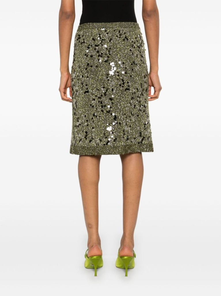 Tweed Midi Skirt