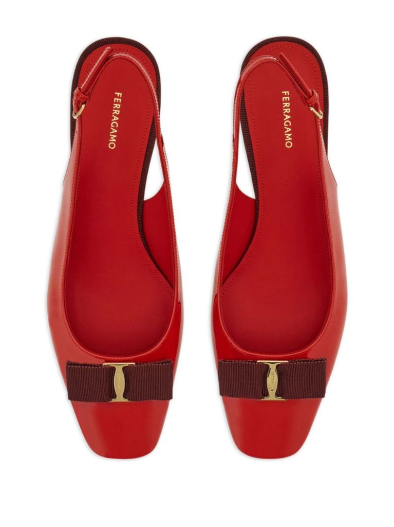 Red Vara Bow Pumps