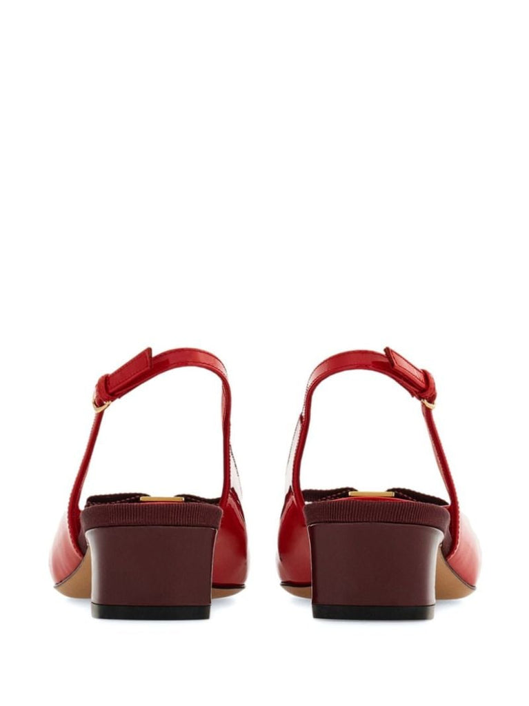 Red Vara Bow Pumps