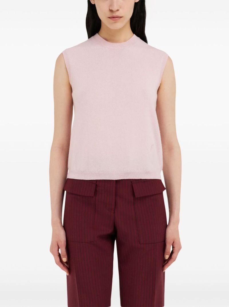 Pink Sleeveless Top