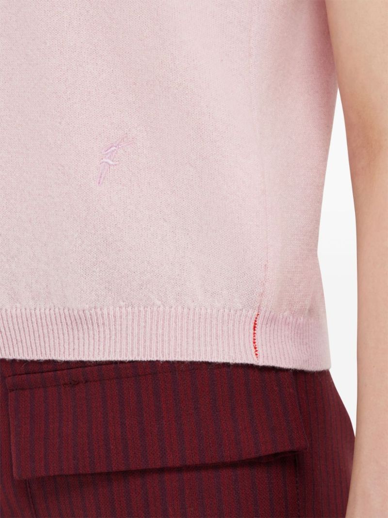 Pink Sleeveless Top