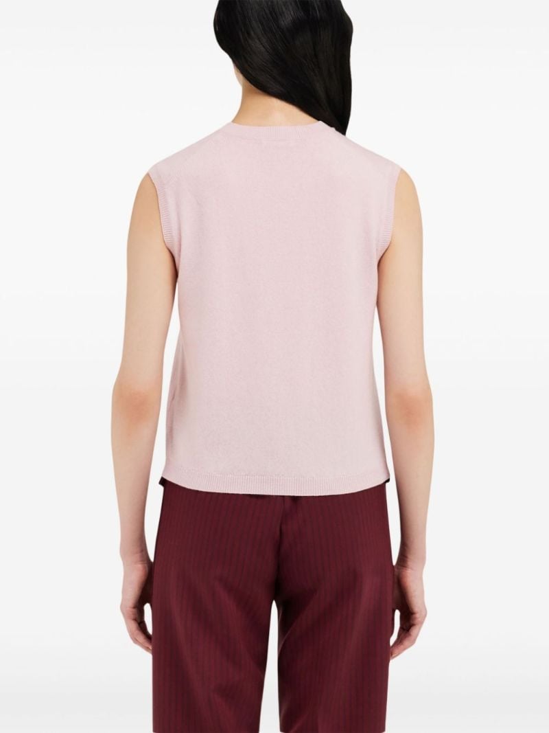 Pink Sleeveless Top
