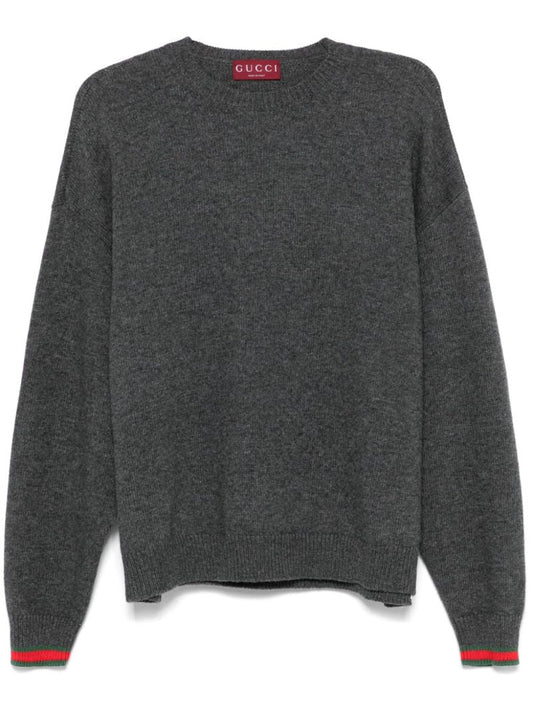 Web-trimmed Sweater