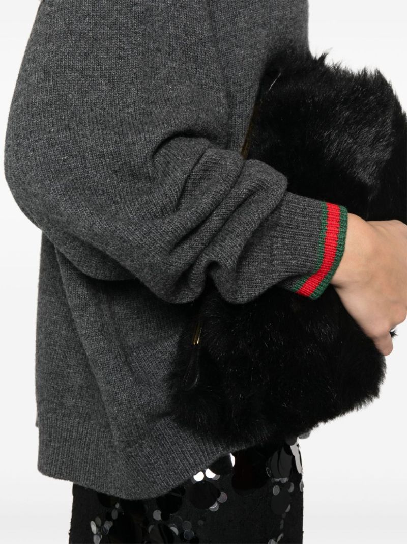 Web-trimmed Sweater