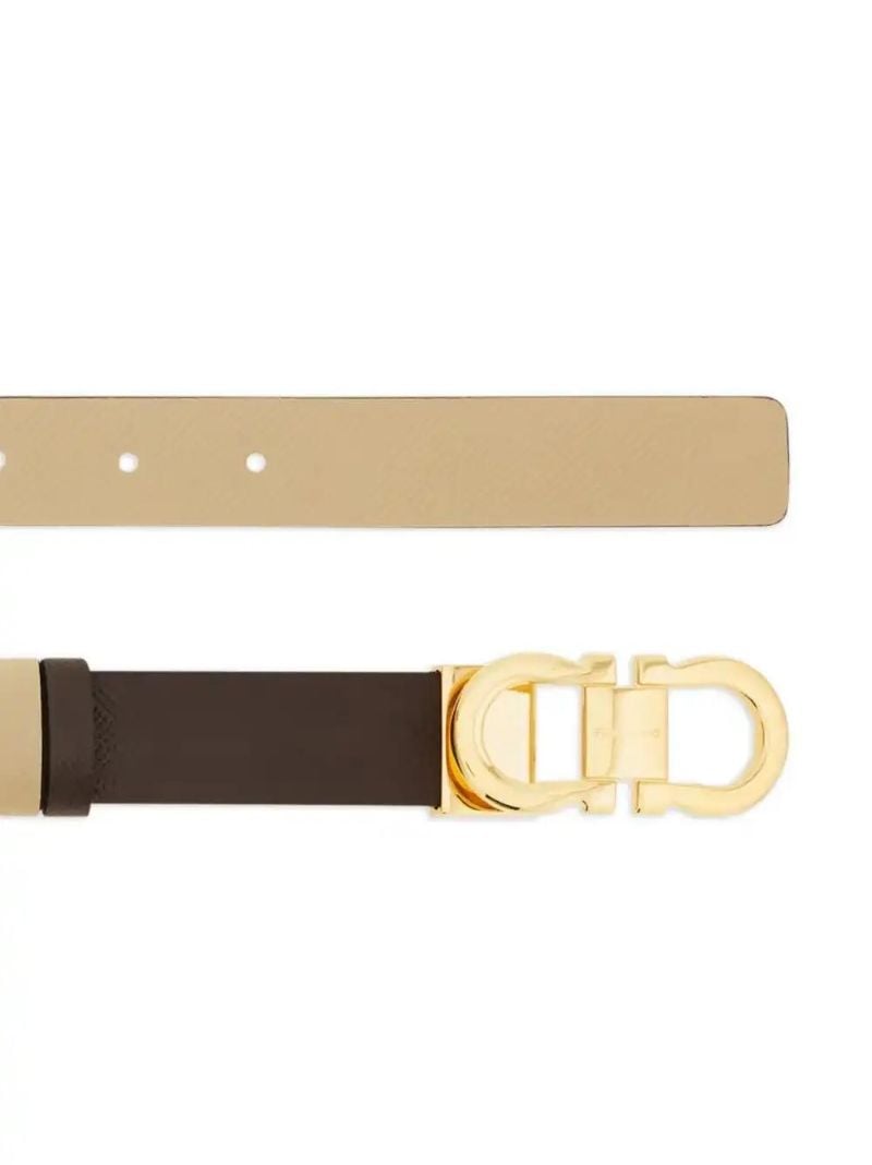 Brown Gancini-buckle Belt