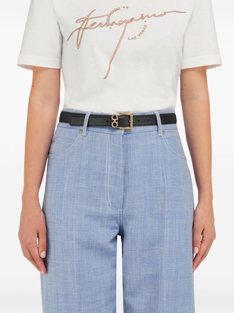 Gancini-plaque Belt
