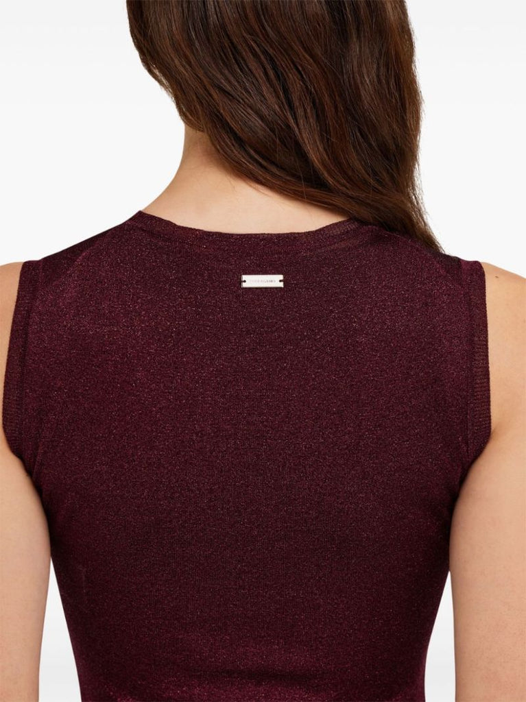 Lurex-detailing Maxi Dress