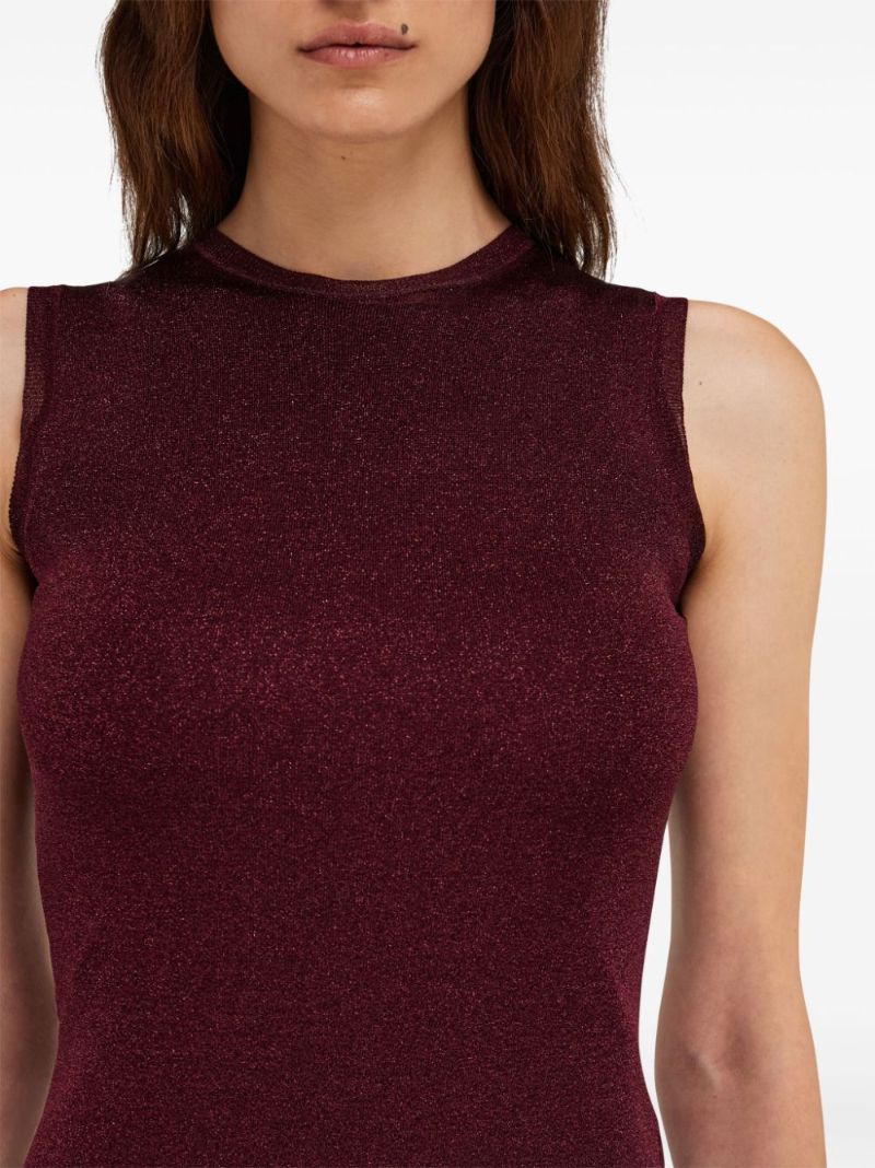 Lurex-detailing Maxi Dress