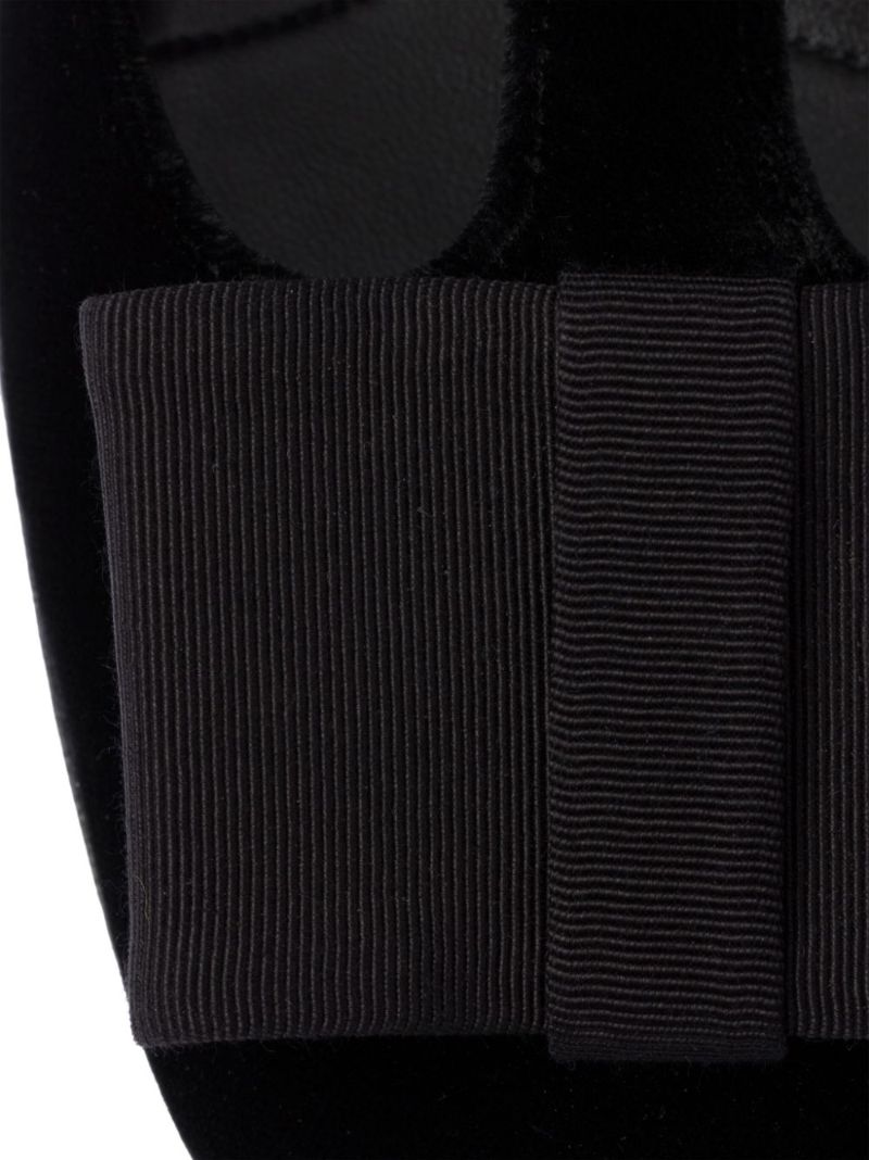 Black Velvet Pumps