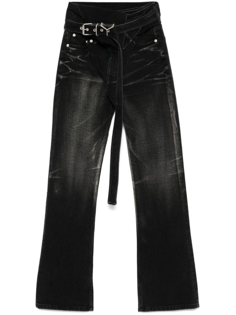 Wrap Belt Jeans