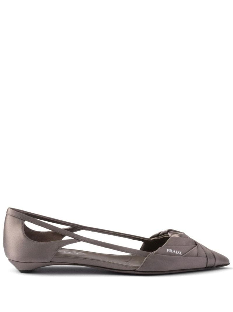Cut-out Ballet Flats