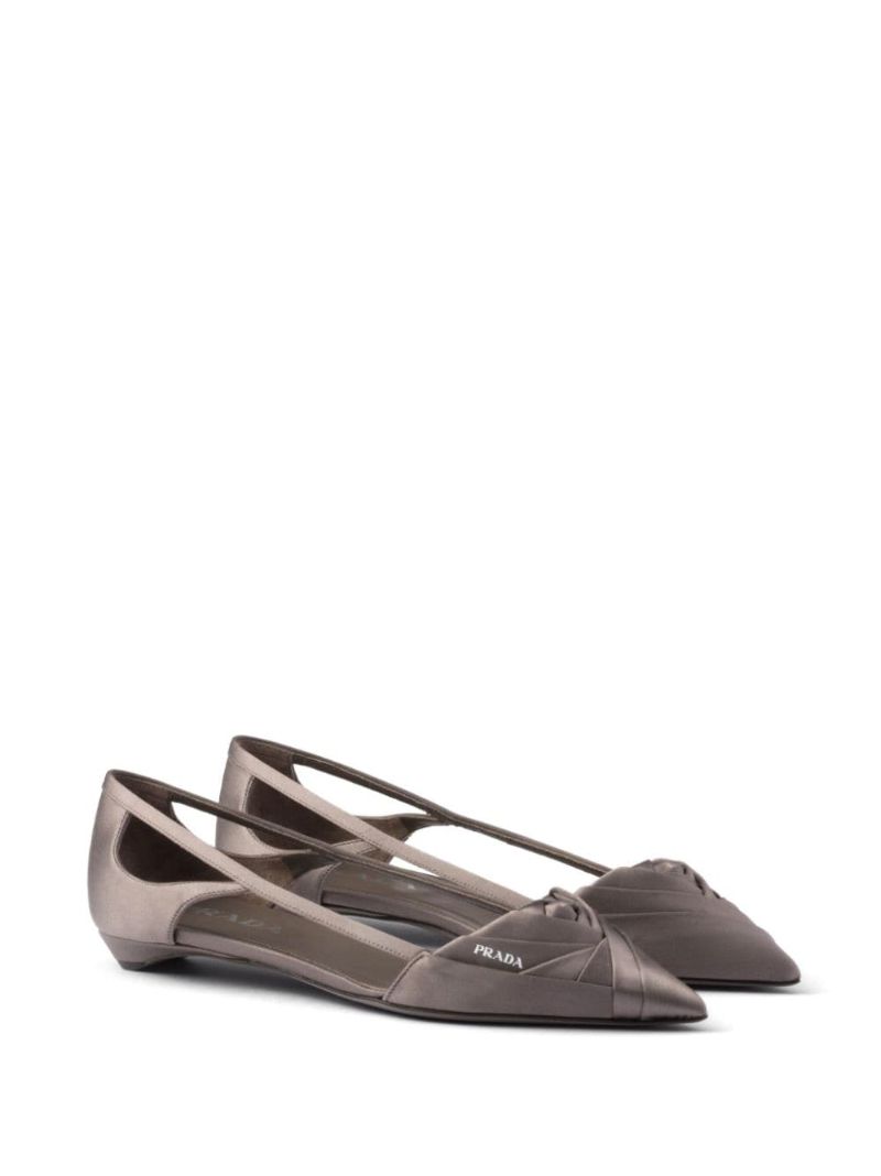 Cut-out Ballet Flats