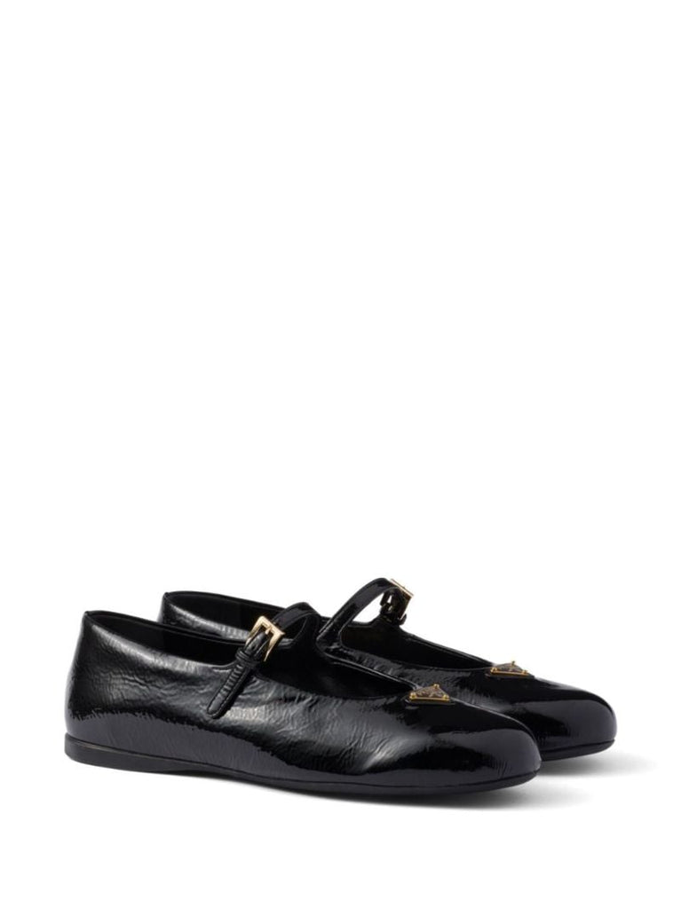 Leather Ballerina Flats