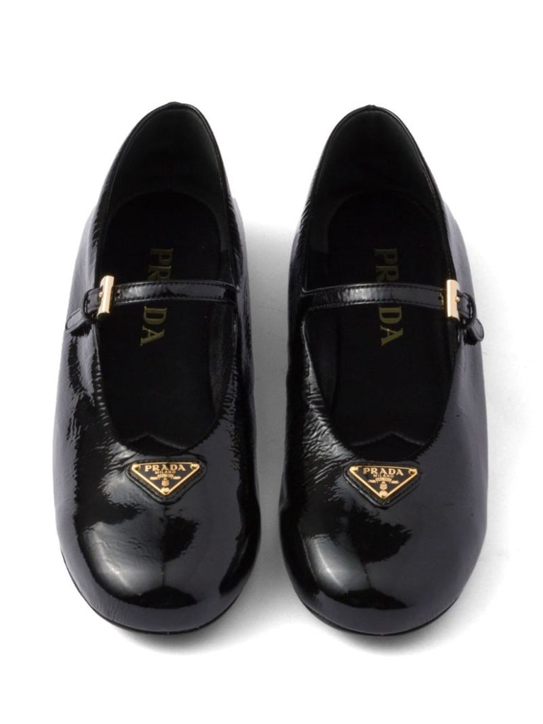 Leather Ballerina Flats