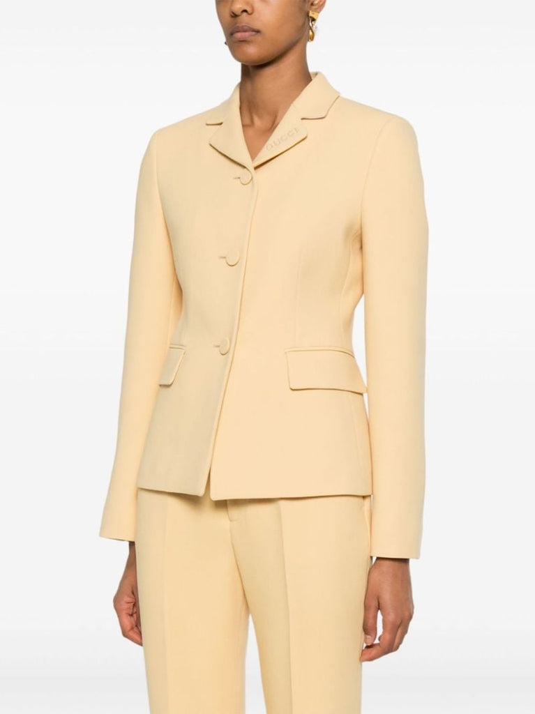 Wool CrÃ_x0083_Âªpe Blazer