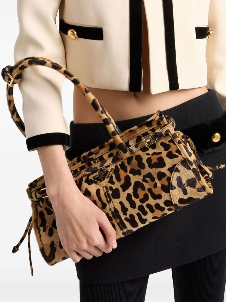 Brown Leopard-print Tote Bag