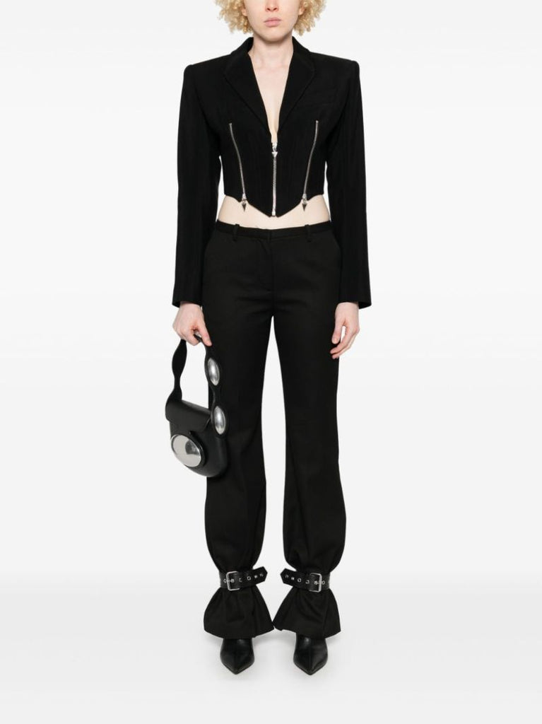 Zipped Cropped Jacket