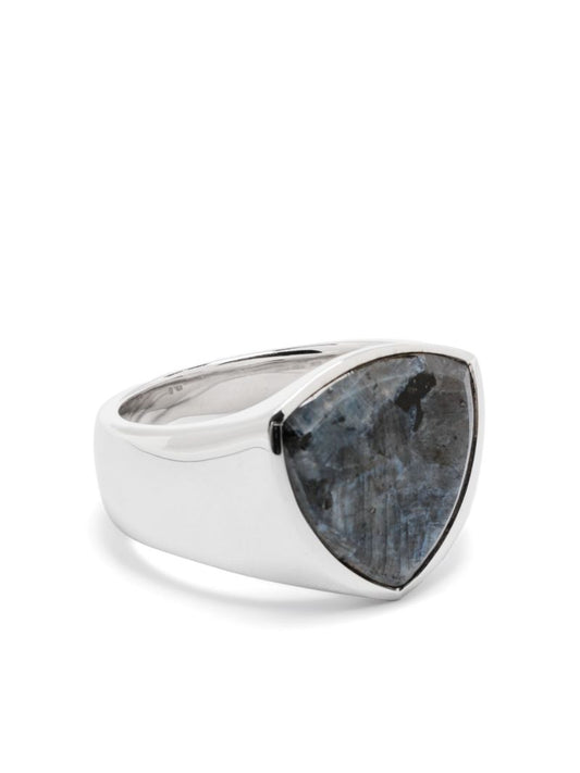 Shield Larvikite Ring