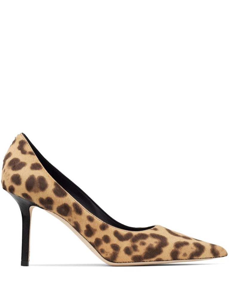 Brown 85mm Love Pumps