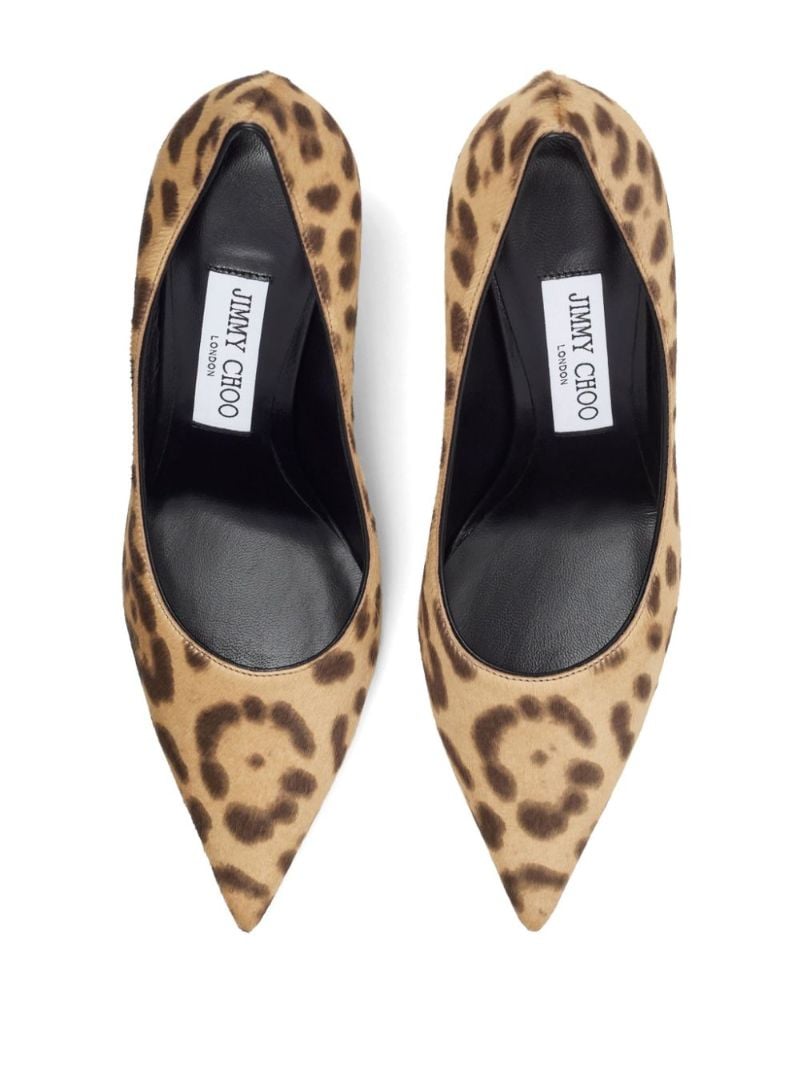Brown 85mm Love Pumps