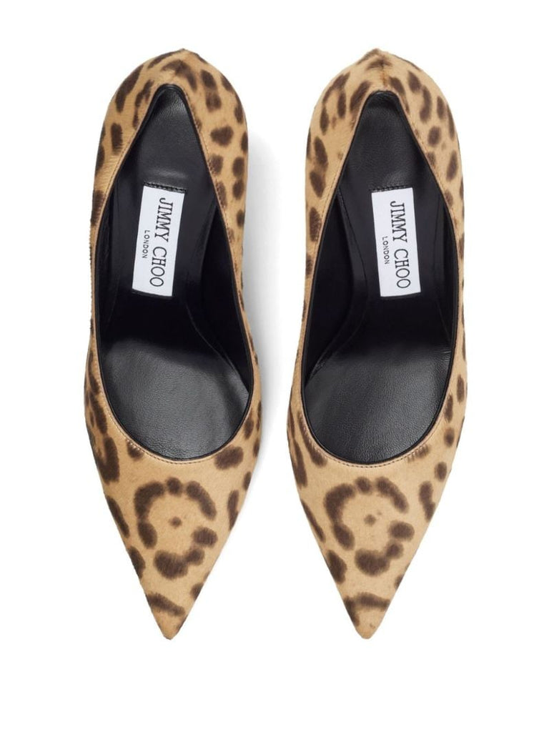 Brown 85mm Love Pumps