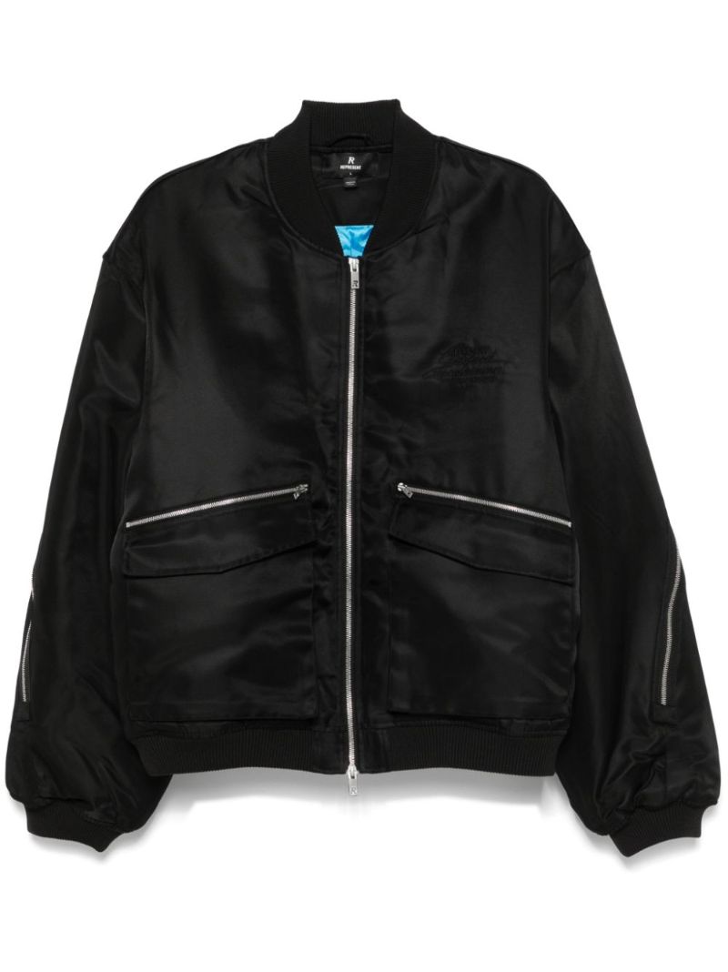 Zipped Bomber Jacket