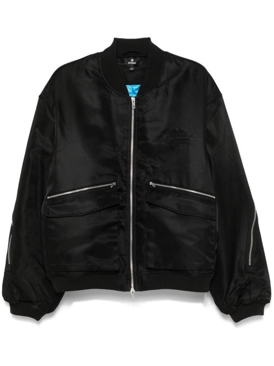 Zipped Bomber Jacket