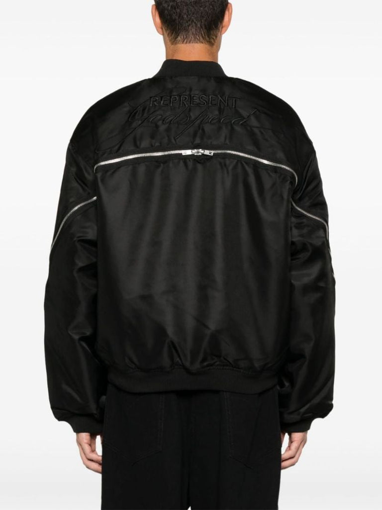 Zipped Bomber Jacket