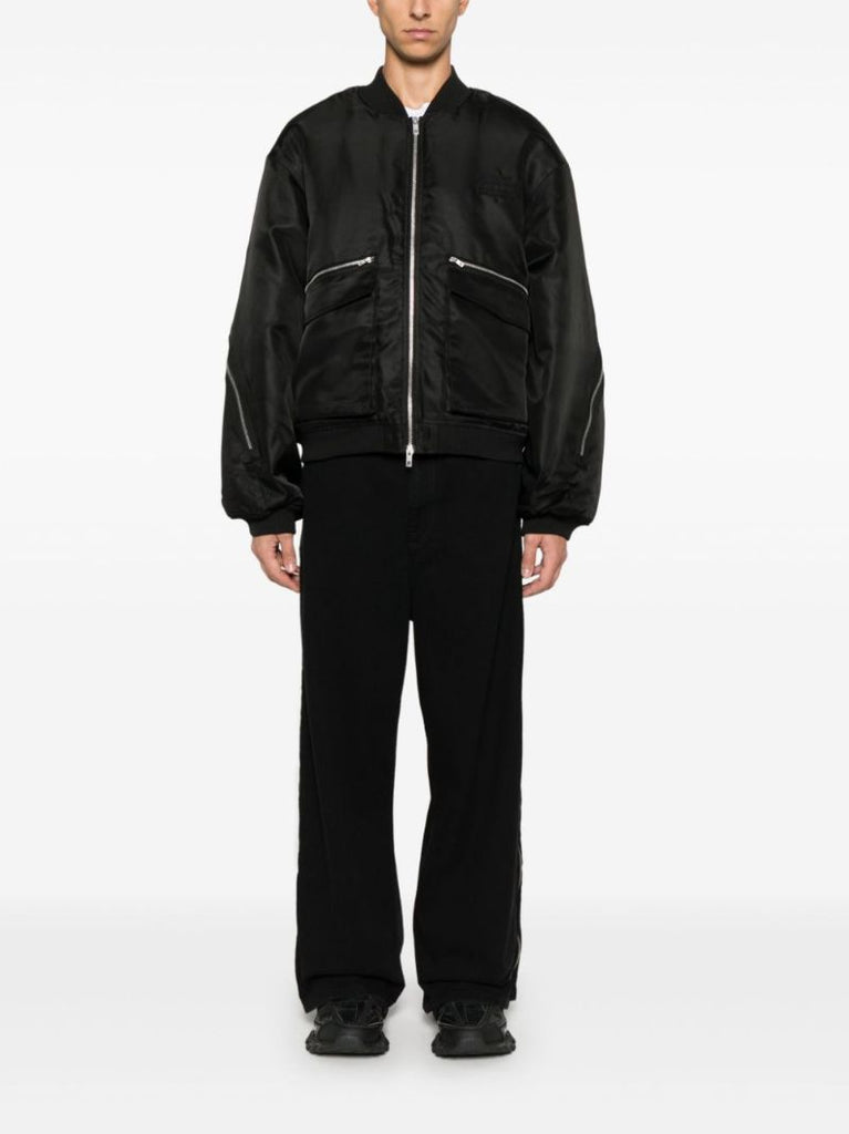 Zipped Bomber Jacket