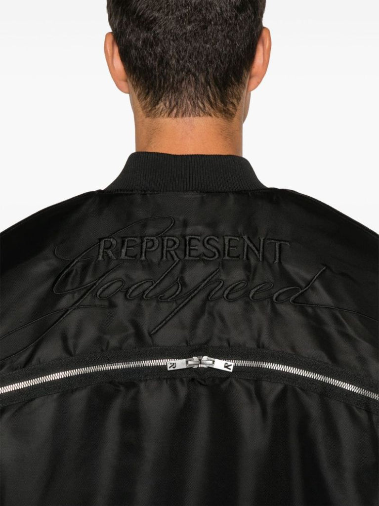 Zipped Bomber Jacket
