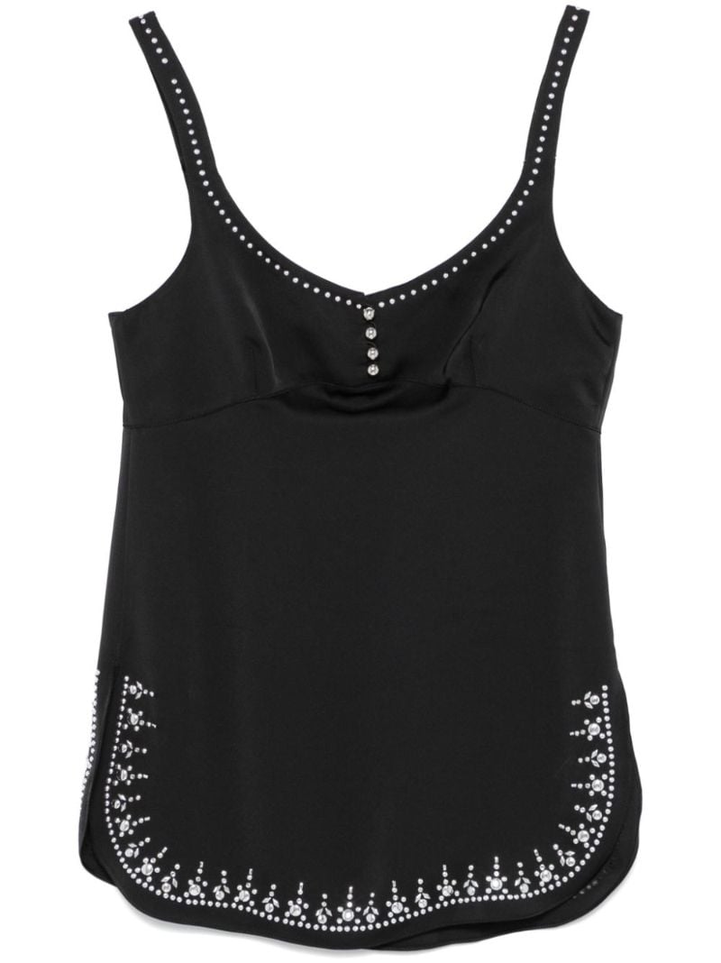 Stud-embellishment Tank Top