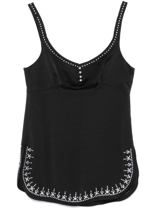 Stud-embellishment Tank Top