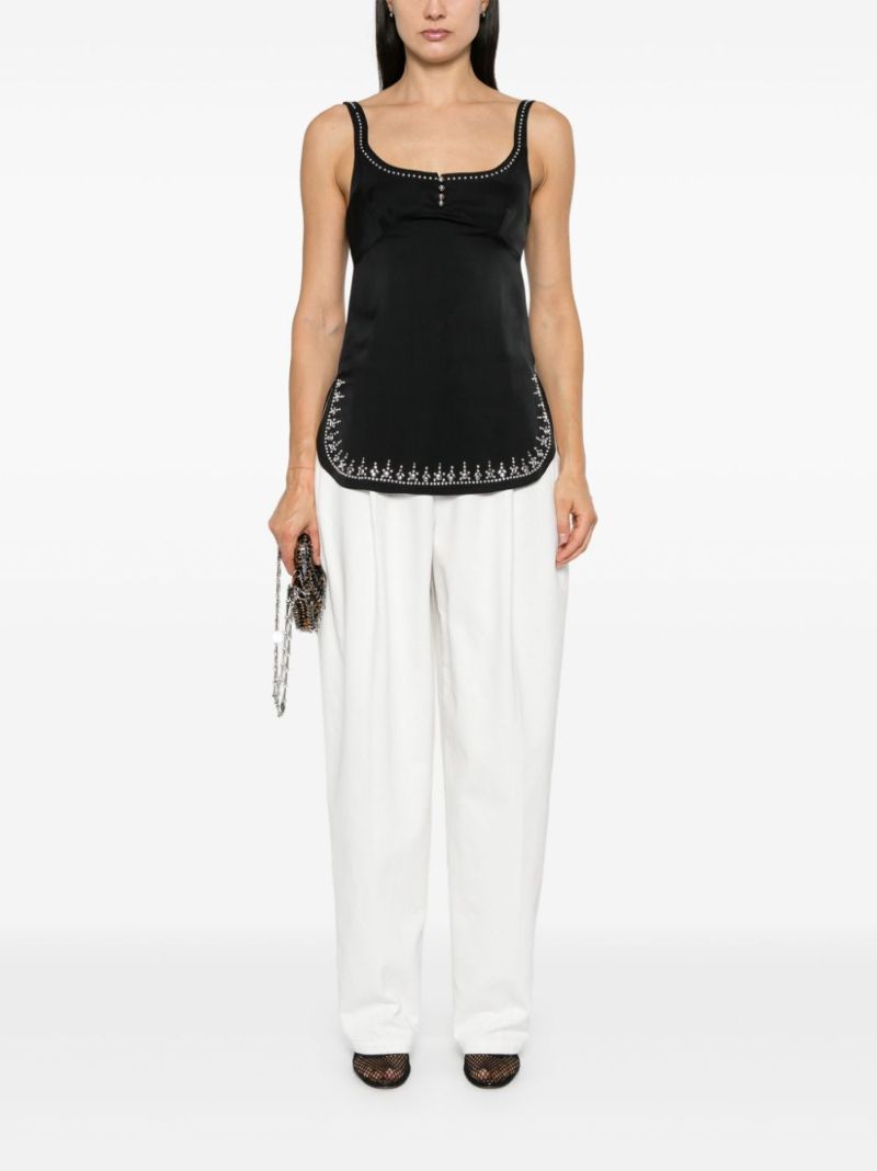 Stud-embellishment Tank Top