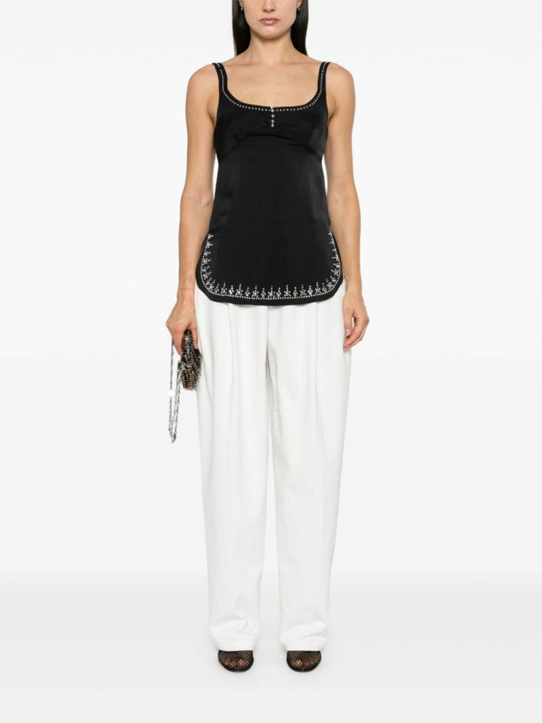 Stud-embellishment Tank Top