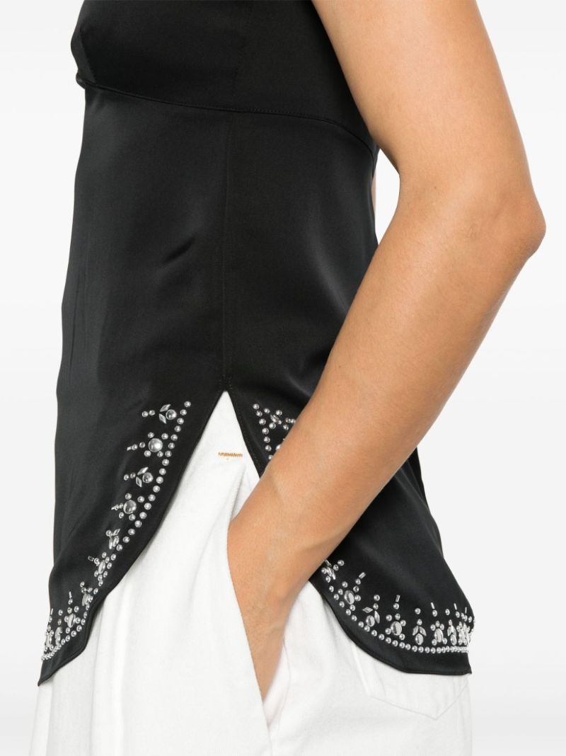 Stud-embellishment Tank Top
