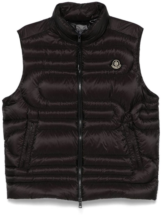 Black Padded Gilet